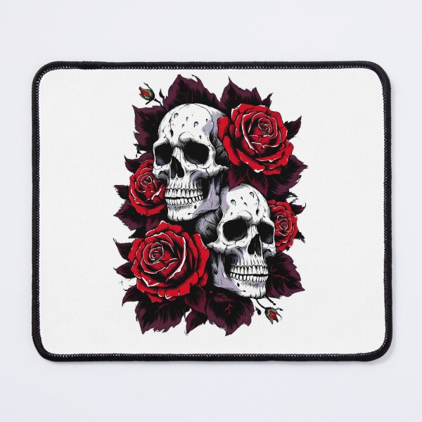 Item preview, Gothic Skull and Rose Motif designed and sold by likeforcode.