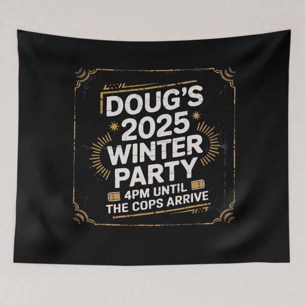 Item preview, Dougs Winter Party 2025 Just Bring A Smile designed and sold by GrulkeNedrow.