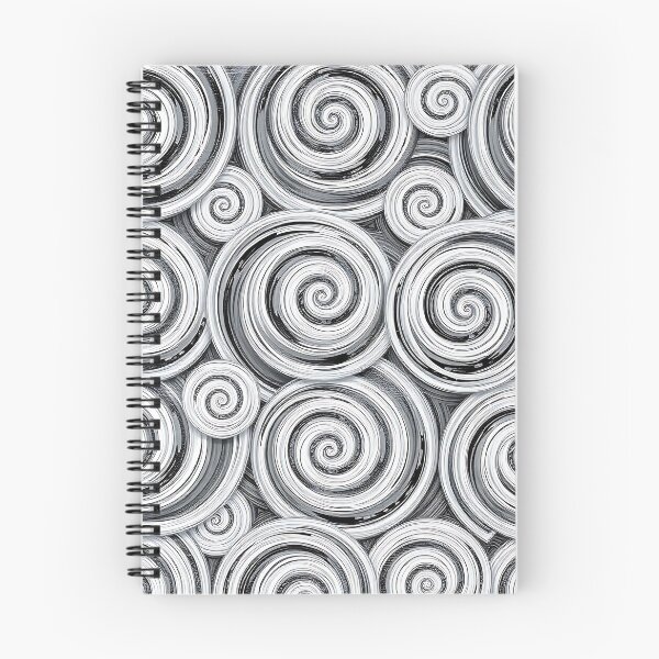 Item preview, Repeating pattern of spiral swirls in a monochromatic color scheme designed and sold by FestivityFinds.