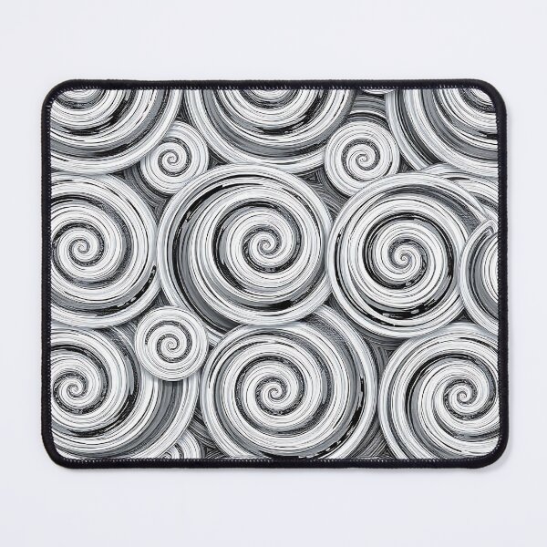Item preview, Repeating pattern of spiral swirls in a monochromatic color scheme designed and sold by FestivityFinds.