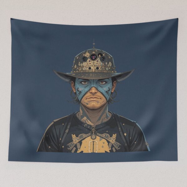 Item preview, Tribal Cyber Cowboy designed and sold by Frankie Design Store.