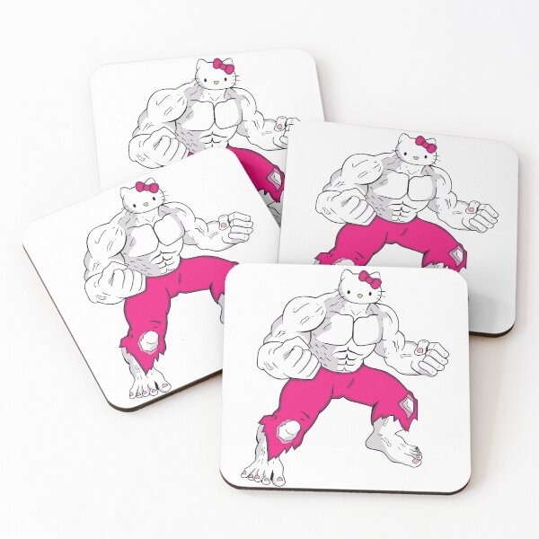 Item preview, Hello Kitty bodybuilder designed and sold by YumeKurenai.