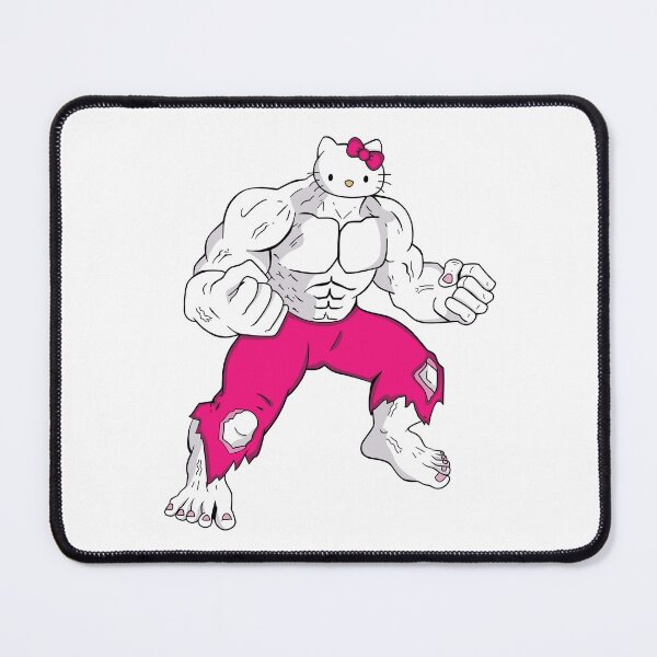 Item preview, Hello Kitty bodybuilder designed and sold by YumeKurenai.