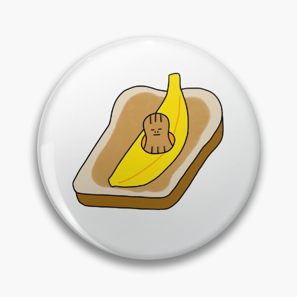 Item preview, Banana and Peanut guy on the bread designed and sold by superbaechoo.