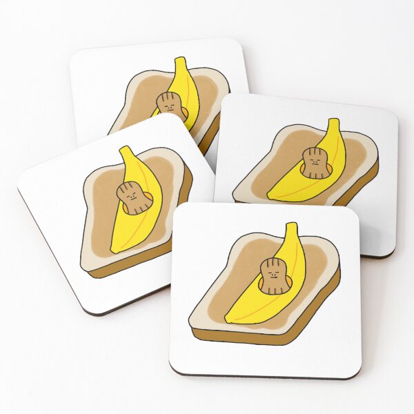 Item preview, Banana and Peanut guy on the bread designed and sold by superbaechoo.