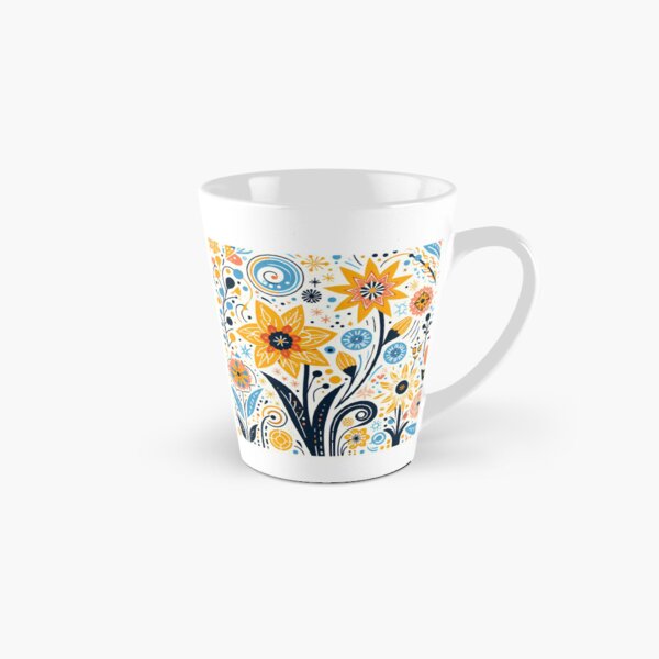 Vista previa del artículo con la obra «Arte popular escandinavo: flores de narciso de colores, de heidiannemorris», diseñado y vendido por heidiannemorris.
