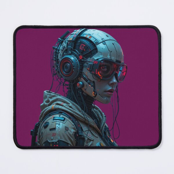Item preview, Cyberpunk Futuristic Tech Warrior designed and sold by Frankie Design Store.