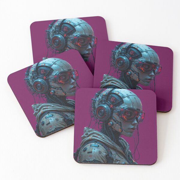 Item preview,  Cyberpunk Futuristic Tech Warrior designed and sold by Frankie Design Store.