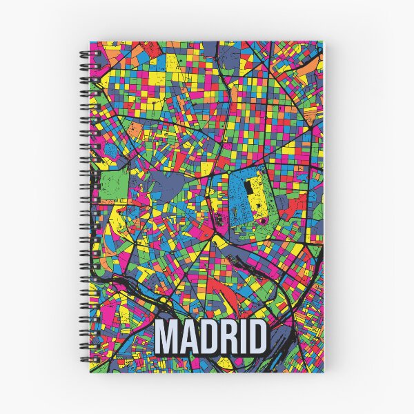 Item preview, Madrid Spain City Map Pop Art designed and sold by Stadify.