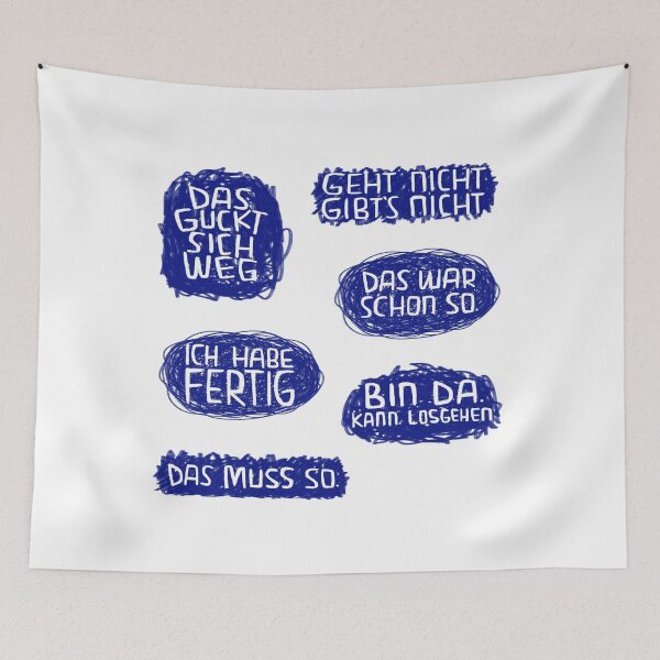 Item preview, Handwerker Spruch designed and sold by badlydrawnbabe.