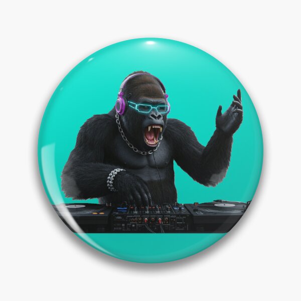 Item preview, DJ Trippy Music Gorilla Jaming designed and sold by WackyJacks.