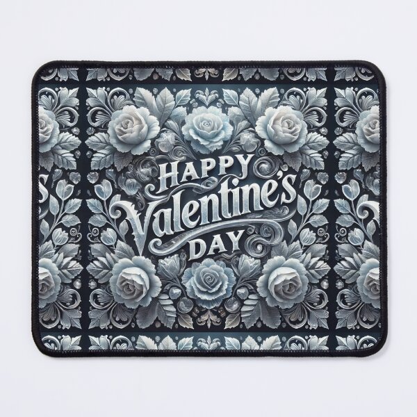 Item preview, Icy Valentine’s Perfection: A Frosted Love Engraving designed and sold by Meta2Physical.