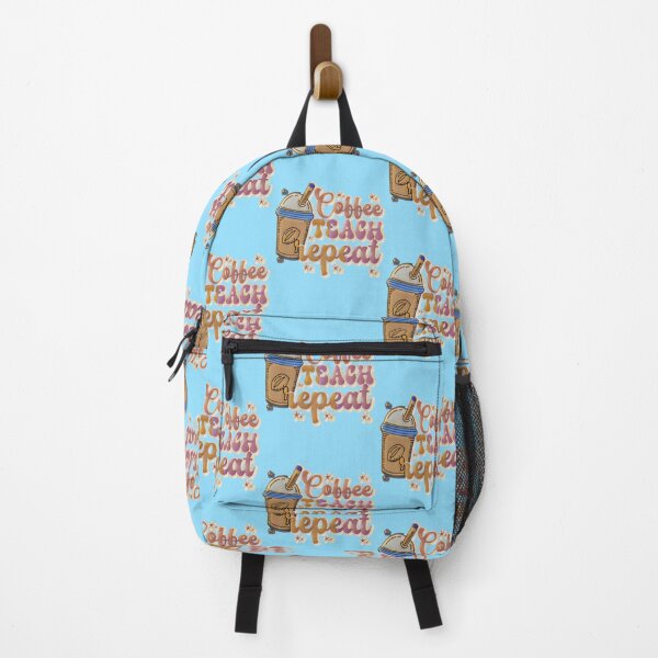 Item preview, Coffee Teach Repeat - Funny Teacher Gift for Coffee Lovers designed and sold by creativerooney.