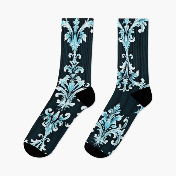 Item preview, Dusk Blue Striped Damask designed and sold by DesignsByPrnces.