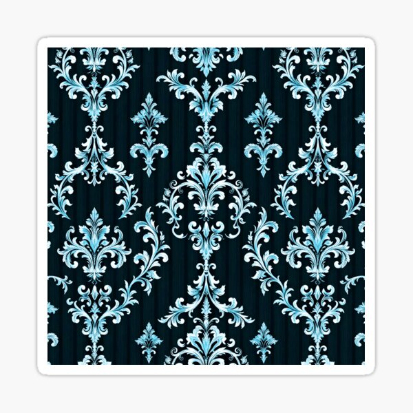 Item preview, Dusk Blue Striped Damask designed and sold by DesignsByPrnces.
