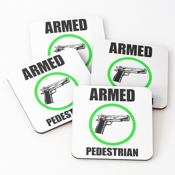 Item preview, Armed Pedestrian Funny designed and sold by FlyShop1.