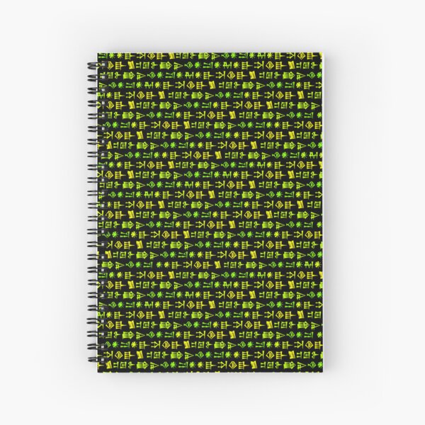 Item preview, Sumerian Cuneiform of Inanna's Descent to the Underworld in Green Neon designed and sold by Ancestralis.