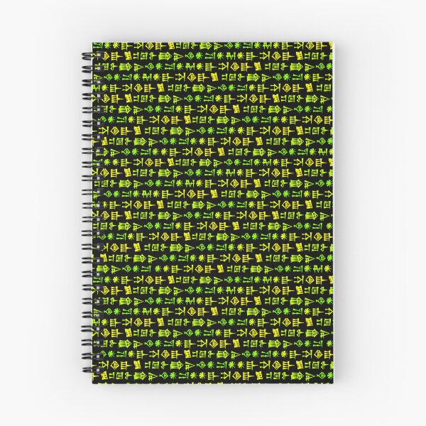 Item preview, Sumerian Cuneiform of Inanna's Descent to the Underworld in Green Neon designed and sold by Ancestralis.