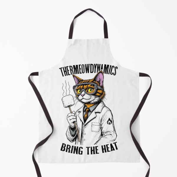 Item preview, Thermodynamics Cat Thermeowdynamics Marshmallow Scientist designed and sold by GrandeDuc.