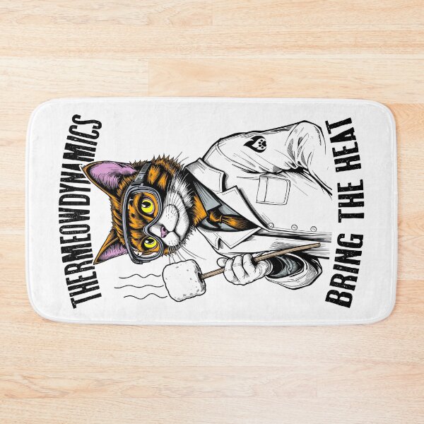Item preview, Thermodynamics Cat Thermeowdynamics Marshmallow Scientist designed and sold by GrandeDuc.
