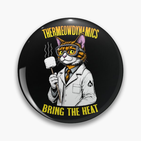 Item preview, Thermodynamics Cat Thermeowdynamics Marshmallow Scientist designed and sold by GrandeDuc.