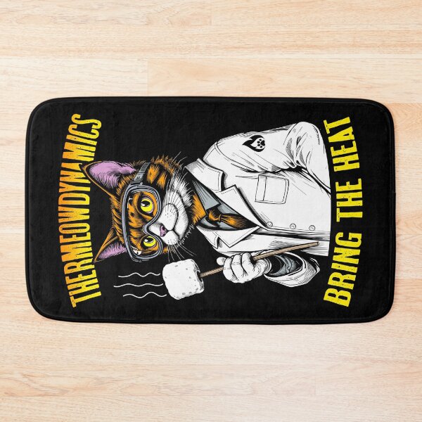 Item preview, Thermodynamics Cat Thermeowdynamics Marshmallow Scientist designed and sold by GrandeDuc.