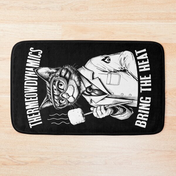 Item preview, Thermodynamics Cat Thermeowdynamics Marshmallow Scientist designed and sold by GrandeDuc.