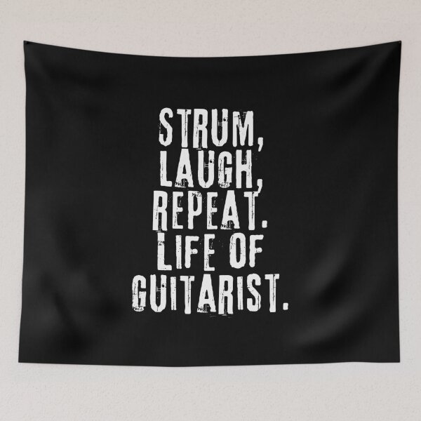 Item preview, Strum Laugh Repeat Life Of Guitarist - Funny Guitar Player designed and sold by FarmOfCuties.