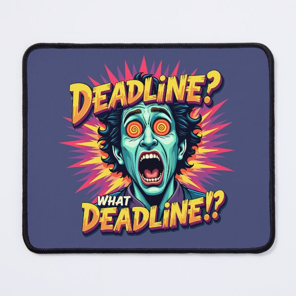Item preview, deadline? What deadline!? designed and sold by lumbarjack.