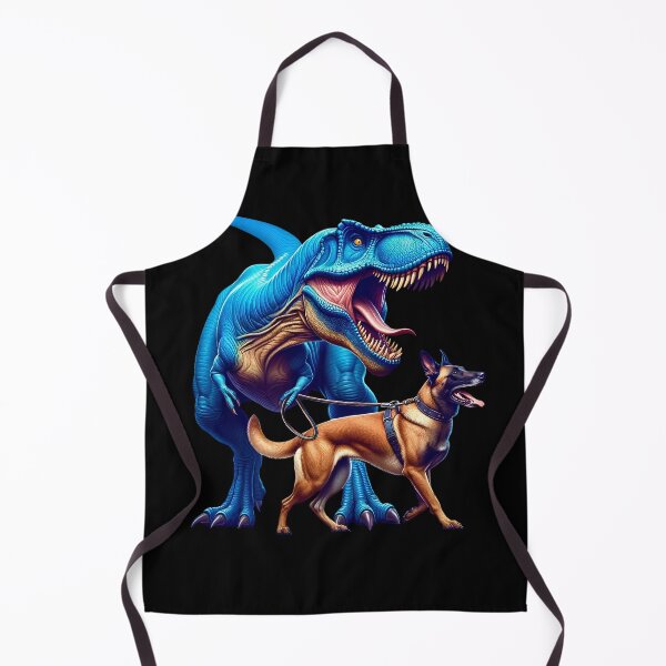 Item preview, Funny Dinosaur Belgian Malinois Walking Dog Lover designed and sold by Kimberley King Art King Art.