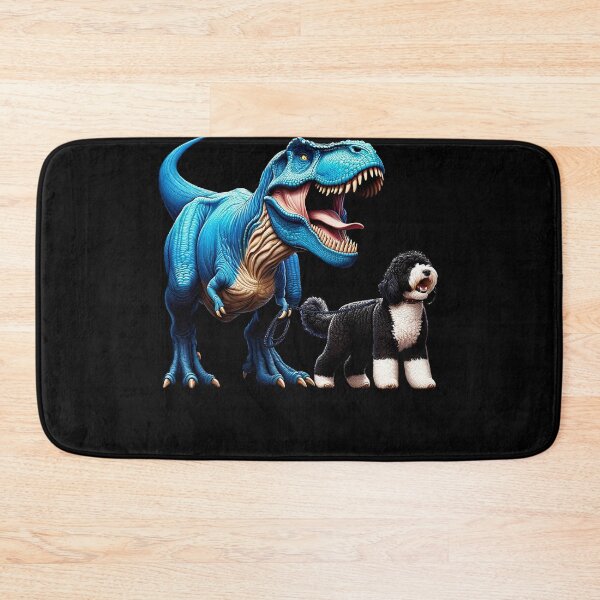 Item preview, Funny Dinosaur Bernedoodle Walking Dog Lover designed and sold by Kimberley King Art  King Art.