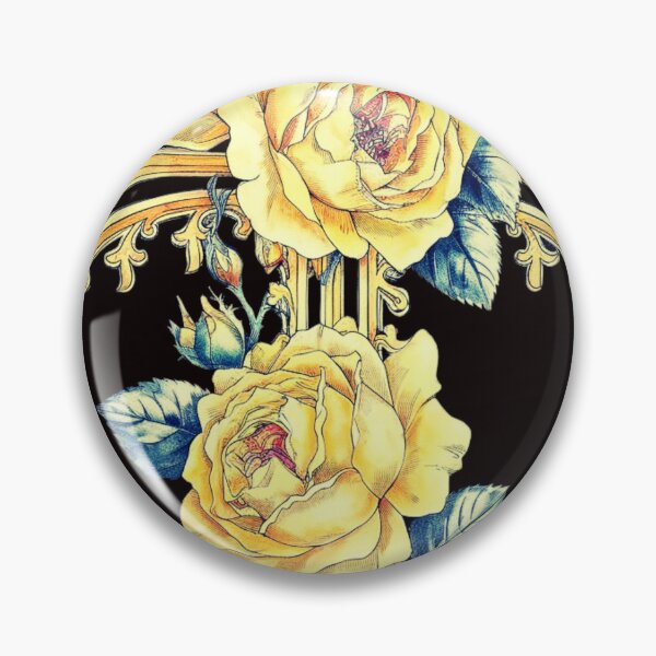 Item preview, Gothic GOLDEN cross entwined with vibrant YELLOW roses designed and sold by aipaint.