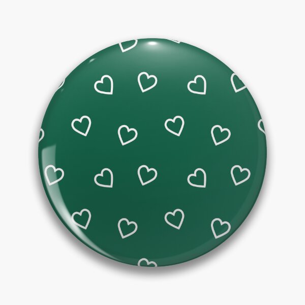 Item preview, pattern with white hearts on green background.Valentines day designed and sold by Tatty-shop.