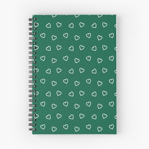 Item preview, pattern with white hearts on green background.Valentines day designed and sold by Tatty-shop.