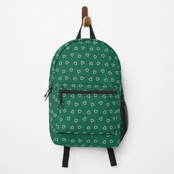 Item preview, pattern with white hearts on green background.Valentines day designed and sold by Tatty-shop.