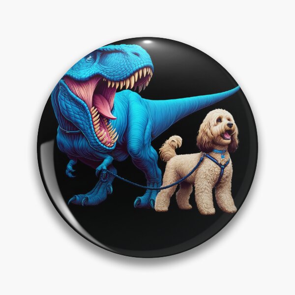 Item preview, Funny Dinosaur Cockapoo Walking Dog Lover designed and sold by Kimberley King Art  King Art.