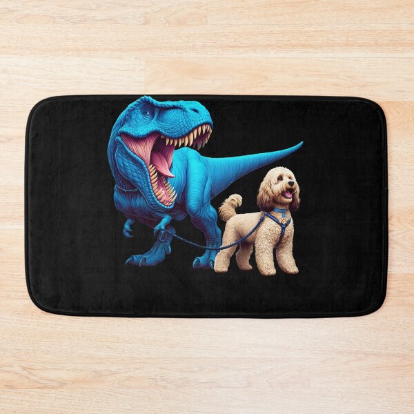 Item preview, Funny Dinosaur Cockapoo Walking Dog Lover designed and sold by Kimberley King Art  King Art.