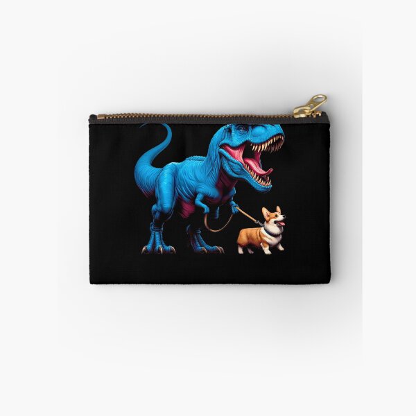 Item preview, Funny Dinosaur Corgi Walking Dog Lover designed and sold by Kimberley King Art  King Art.