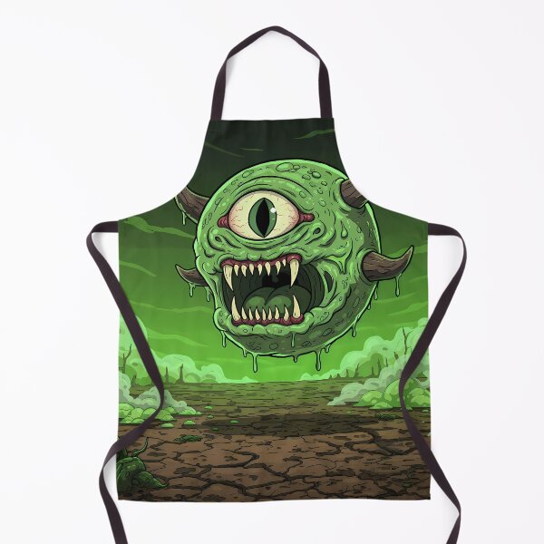 Item preview, Toxic Floating Green Monster designed and sold by RiklawDesigns.