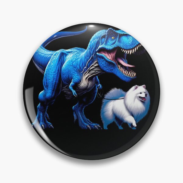 Item preview, Funny Dinosaur Japanese Spitz Walking Dog Lover designed and sold by Kimberley King Art  King Art.
