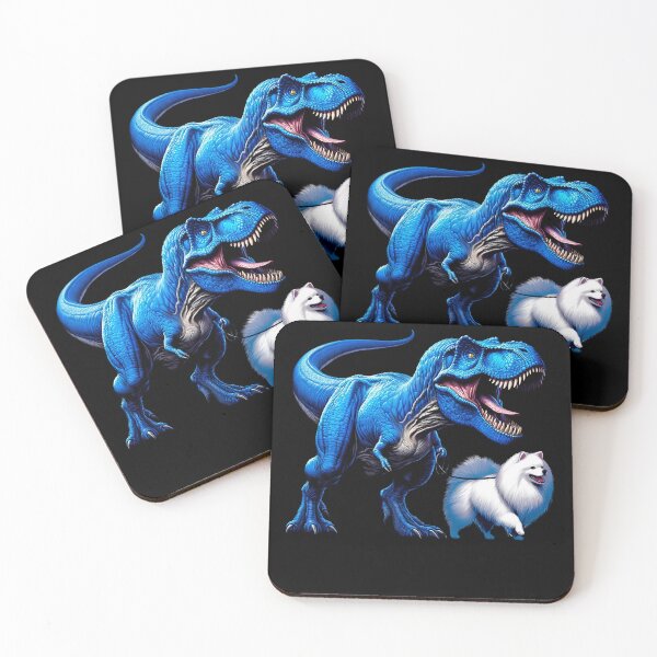 Item preview, Funny Dinosaur Japanese Spitz Walking Dog Lover designed and sold by Kimberley King Art  King Art.
