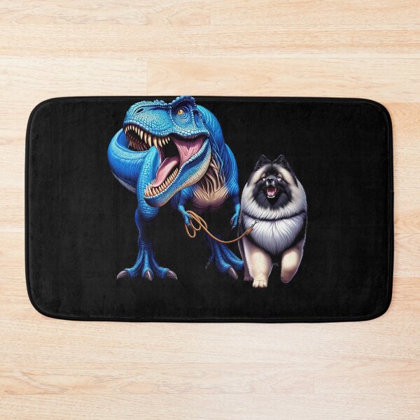 Item preview, Funny Dinosaur Keeshond Walking Dog Lover designed and sold by Kimberley King Art  King Art.