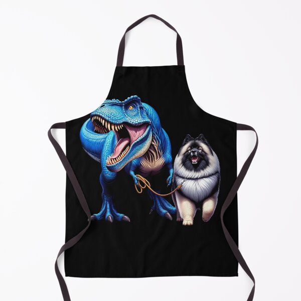 Item preview, Funny Dinosaur Keeshond Walking Dog Lover designed and sold by Kimberley King Art  King Art.