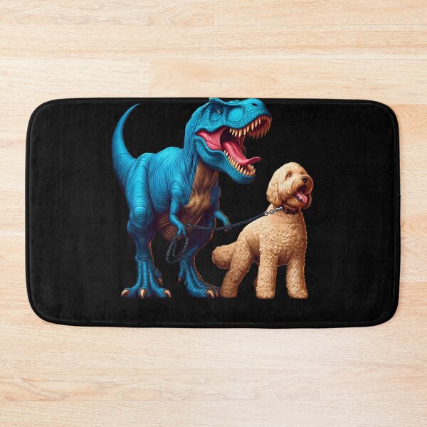 Item preview, Funny Dinosaur Labradoodle Walking Dog Lover designed and sold by Kimberley King Art  King Art.