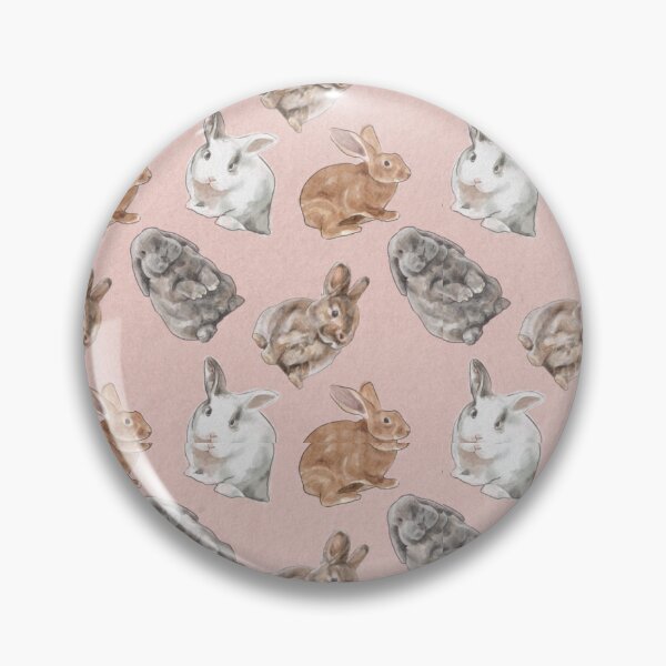 Item preview, Cute Watercolor Bunny Pattern  designed and sold by Paintbrushbetty.