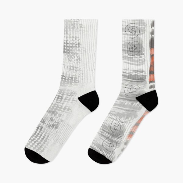 Item preview, Grey and copper grungy graphic stripes designed and sold by FerretSteph.