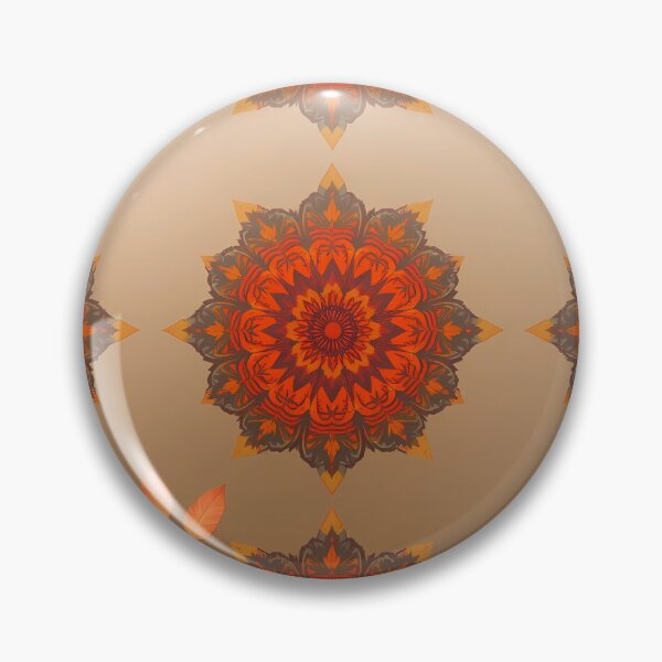 Item preview, A pattern of intricate floral mandalas in vibrant colors designed and sold by FestivityFinds.
