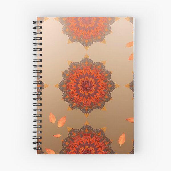 Item preview, A pattern of intricate floral mandalas in vibrant colors designed and sold by FestivityFinds.