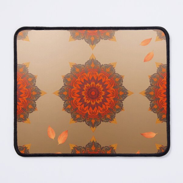 Item preview, A pattern of intricate floral mandalas in vibrant colors designed and sold by FestivityFinds.