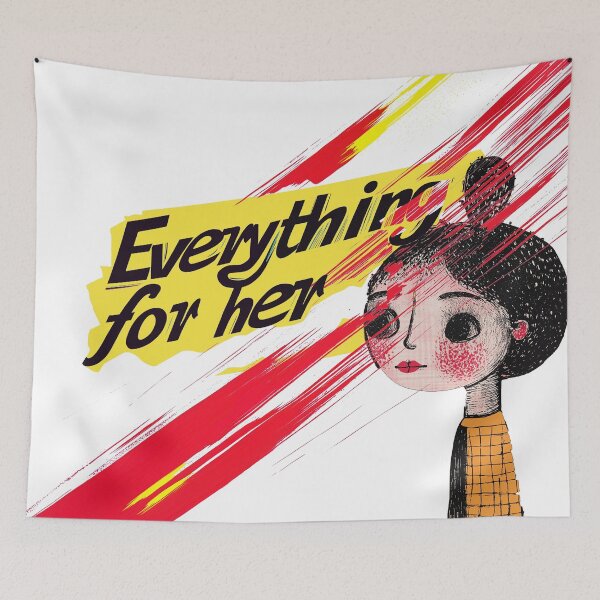Item preview, Everything for Her ,grunge digital artwork designed and sold by JanChryzostom.